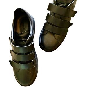 Alexander McQueen Leather Larry Sneakers Sz 43 1/2 E